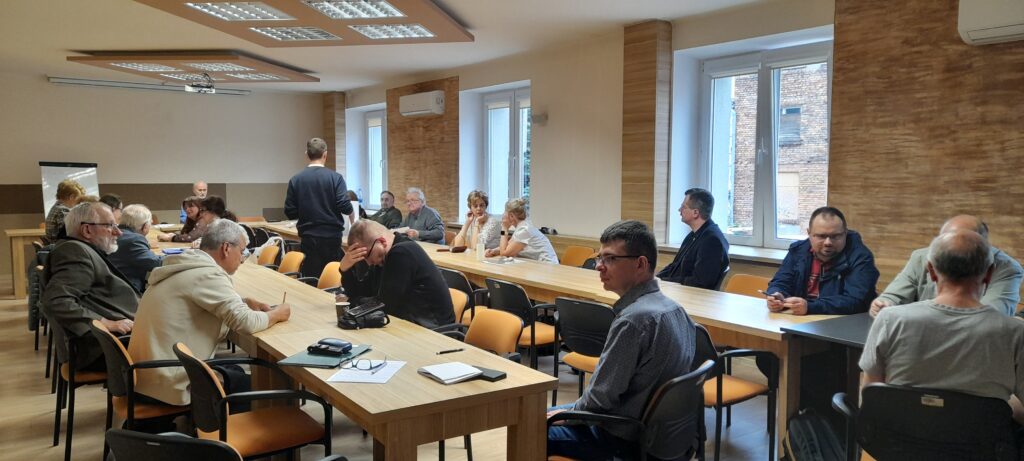 Uczestnicy zebrania.